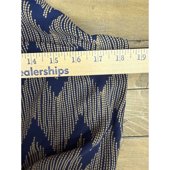 Navy Chevron Summertime Romper Large - Picture 5 of 7